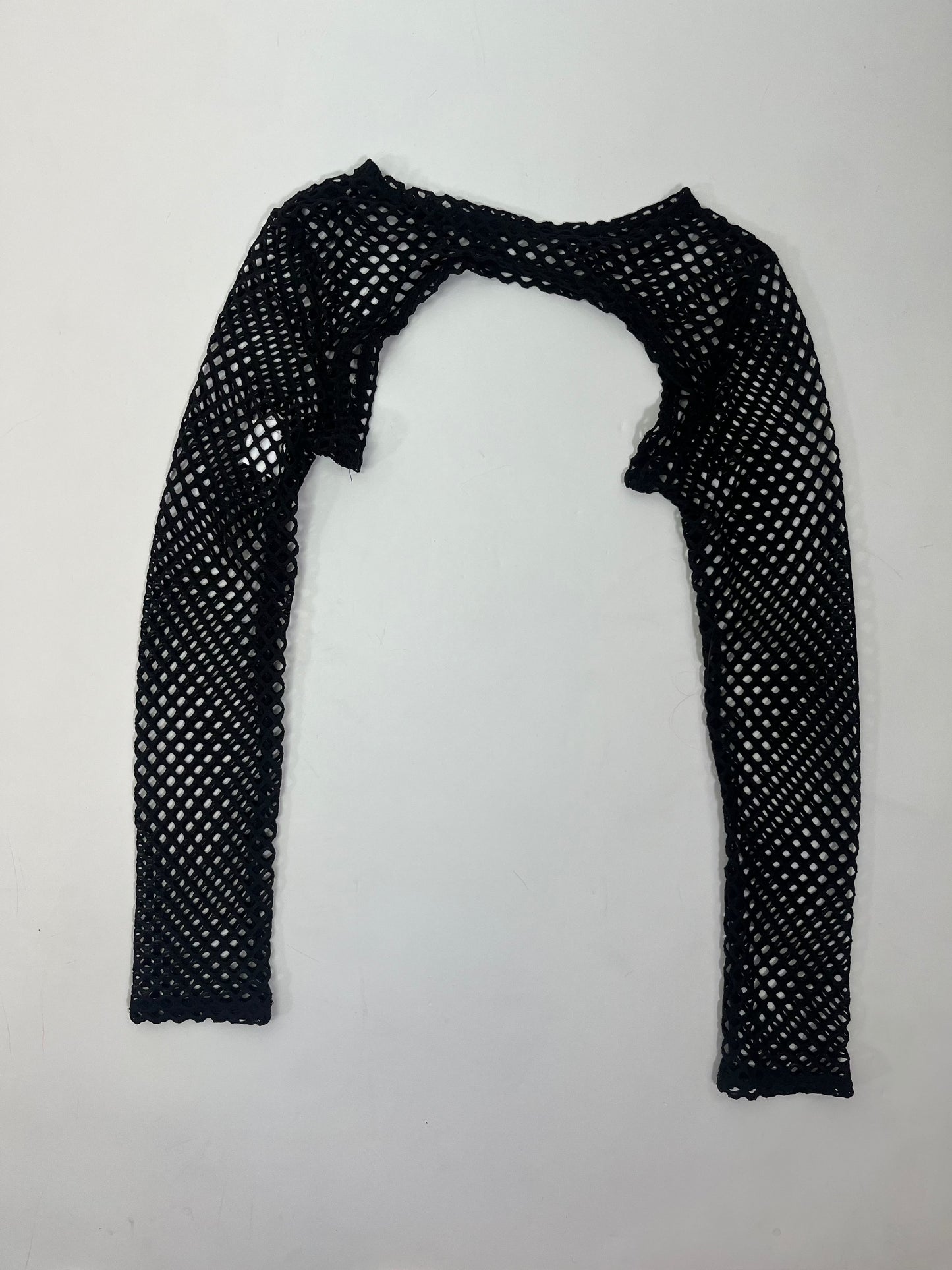 mesh cropped long sleeve