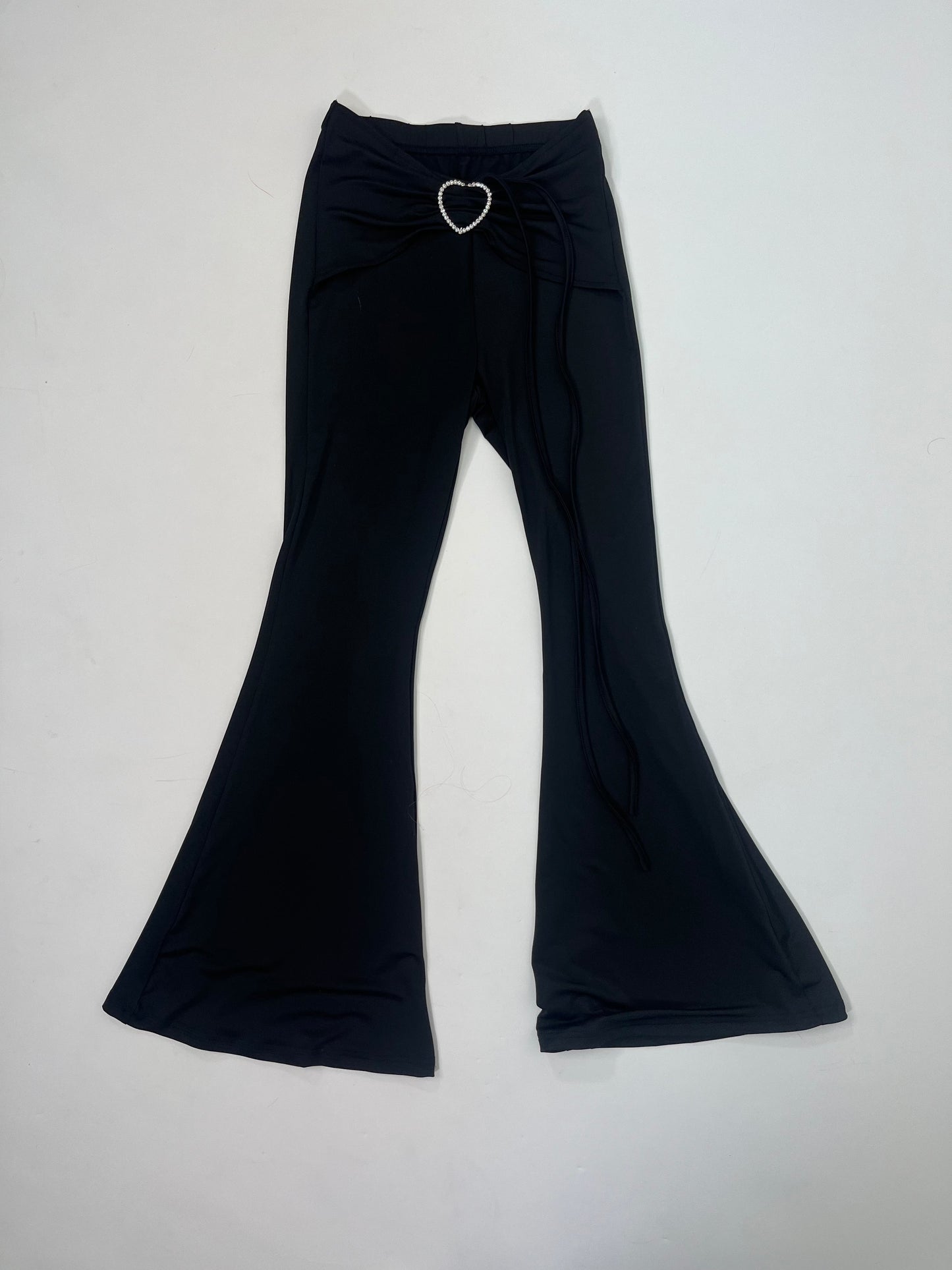 mermaid rhinestone buckle pants